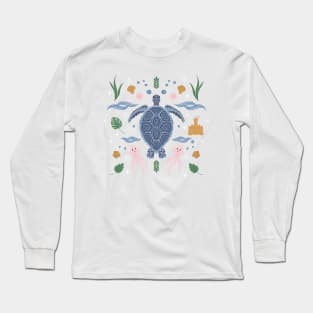 Swimming with the Turtles Long Sleeve T-Shirt